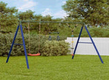 Outdoor Swing Set with Swing. Trapeze. Disc Swing 3283603