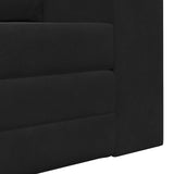 Folding Sofa Bed Black 148 x 71 x 83 cm Velvet 42030511