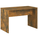 Dressing Table Set with LED Smoked Oak Engineered Wood 3114112