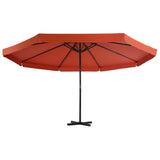Garden Parasol with Aluminium Pole 500 cm Terracotta 44477