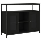 Sideboard Black 100x35x80 cm Engineered Wood 835504