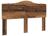 Bed Frame with Headboard Old Wood 120 x 200 cm Solid Pine Wood 3413333