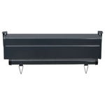Balcony Side Awning 65x250 cm Black 48400