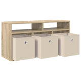 Lowboard with Drawer Sonoma Oak 87 x 27.5 x 43 cm 8000582