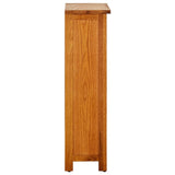 Bookcase 45x22.5x82 cm Solid Oak Wood 289186