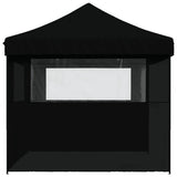 Party Tent Black Oxford fabric with PVC coating, Powder-coated steel 4004974