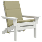 High Back Chair Cushion GEMERT 4 pcs 100% Polyester Light Green 945691