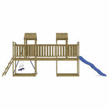 Outdoor Playset Brown Treated Wood Large Adjustable Armrests 3155884