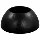 Coffee Table Hammered Aluminium 70x30 cm Black 246510