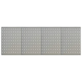 Wall-mounted Peg Boards 4 pcs 40x58 cm Steel 145350