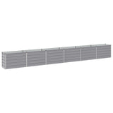 Raised Garden Bed Grey 480 x 40 x 55 cm cold-rolled steel 8006288