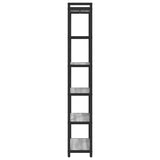 Bookshelf Grey sonoma 60 x 30 x 189.5 cm Engineered Wood 868380