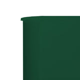 3-panel Wind Screen Fabric 400x120 cm Green 44540