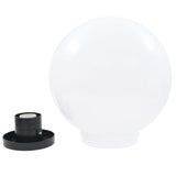 LED Bowl Lamps 2 pcs Spherical 30 cm PMMA 50656