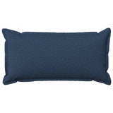 Cushion Cover 12 pcs HOUTEN Blue 40 x 80 cm Faux Linen 918045
