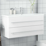 Bathroom Sink Cabinet with Built-in Basin White 3278794