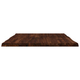 Live Edge Table Top 90 x 90 x 3.5 cm Square Solid Acacia Wood 938644