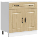 Kitchen Base Cabinet Kalmar Sonoma Oak Engineered Wood 853500