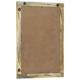 Bathroom Mirror with Mirror Brown 70 x 50 x 2.5 cm 4017967