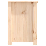 TV Cabinet 114x35x52 cm Solid Wood Pine 821502