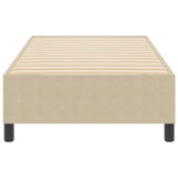 Platform Bed Frame Grey Green 80 x 200 cm Fabric 3337381