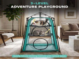 Cat Tent, 3-Tier Portable Pet Tent for Indoor Outdoor, Cat House with Multi-Door, Carry Bag, T3398P551746