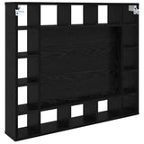 Mirror Cabinet Black Oak 91 x 15 x 76.5 cm Engineered Wood 879458