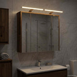 Bathroom Mirror Cabinet Old Wood 73.5 x 16 x 62.5 cm 889181