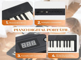 GPPS01-106 88 Key Folding Semi-Weighted Standard Keyboards Digital 60250873