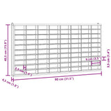 Wooden Collector's Display Case with 80 Compartments 80x4.5x40.5cm 4017377