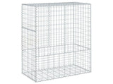 Gabion Basket with Cover 100x50x150 cm Galvanised Iron 3295154