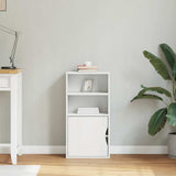 Side Cabinet ODDA White 40x24x79 cm Solid Wood Pine 4103596