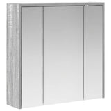 Bathroom Mirror Cabinet Grey Sonoma 63.5 x 16 x 62.5 cm 889156