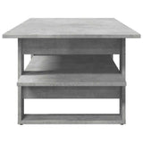 Coffee Table Concrete Grey 102x55x42 cm Engineered Wood 823265