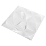 Wall Panels 48 pcs Diamond White 50 x 50 cm XPS Foam 42046020