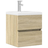 Sink Cabinet Sonoma Oak 41x38.5x45 cm Engineered Wood 856236