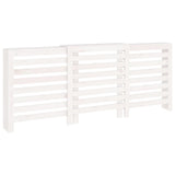 Radiator Cover White 210x21x85 cm Solid Wood Pine 822612