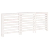 Radiator Cover White 210x21x85 cm Solid Wood Pine 822612
