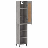 Highboard Grey Sonoma 34.5x34x180 cm Engineered Wood 3200343