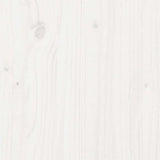 Bed Frame without Mattress White Solid Wood 140x200 cm 815045