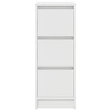 Sideboard White 29.5x34x76 cm Engineered Wood 861634