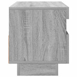 TV Cabinet with LED Lights Grey Sonoma 80x35x40 cm 815724