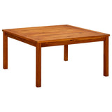316396 Garden Coffee Table 85x85x45 cm Solid Acacia Wood