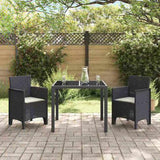 Garden Chair 2 pcs Anthracite 53 x 49 x 85 cm Polypropylene 847452