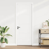Interior Door White 83 x 232 cm Plywood 42047158