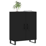 Sideboard Black 69.5x34x90 cm Engineered Wood 827749
