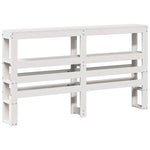 Bed Frame without Mattress White 75x190 cm Small Single Solid Wood Pine 3306172