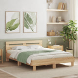 Bed Frame Sonoma Oak Engineered wood, Plywood 3207422