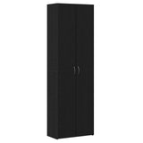 Office Cabinet Black Oak 60 x 32 x 190 cm Engineered Wood 3329298