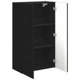 TV Wall Cabinet Black 59.5 x 31 x 100 cm Engineered Wood 892370
